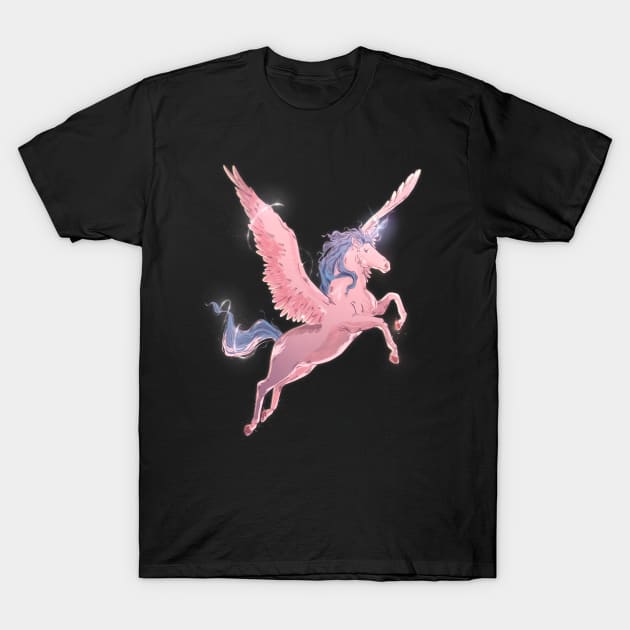 Retro Winged Enchantment T-Shirt by LitFlick Co.